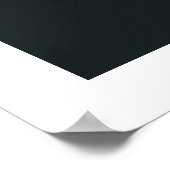 Shades of Mountains Smokey Green Blues Lonely Tree Poster (Hoek)