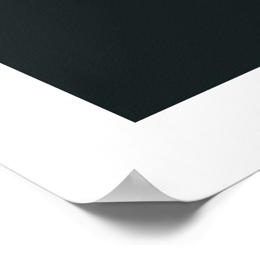 Shades of Mountains Smokey Green Blues Lonely Tree Poster (Hoek)