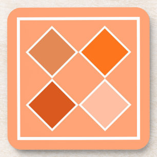 Shades of Oranje Argyle Bier Onderzetter