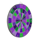 Shades of Paars and Green Game Room Dartbord (Voorkant Links)