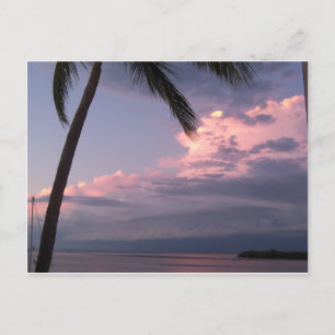 Shades of Paarse sky op een briefkaart