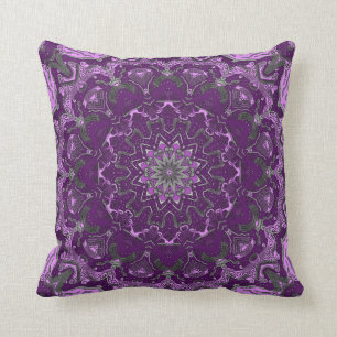 Shades of Paarse Tapestry-look Pillow Kussen