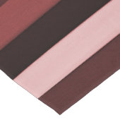 Shades of Pink and Burgundy Striped Korte Tafelloper (Hoek)