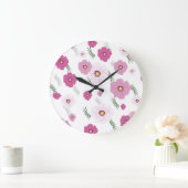 shades of pink bloomer grote klok (Huis)