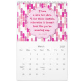 Shades of Pink Calendar Kalender (Mar 2027)