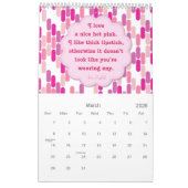 Shades of Pink Calendar Kalender (Mar 2026)