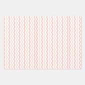 Shades of Pink Chevron Pattern Modern Inpakpapier Vel (Voorkant 3)