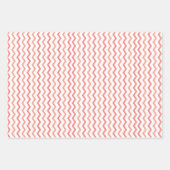 Shades of Pink Chevron Pattern Modern Inpakpapier Vel (Voorkant 2)