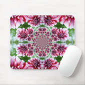 Shades of Pink Flowers Mousepad Muismat (Met muis)