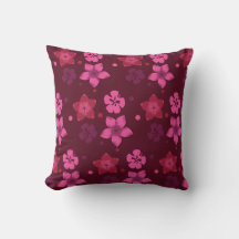 Shades of Pink Hawaiian Print Sierkussen