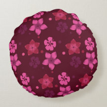 Shades of Pink Hawaiian Print Sierkussen