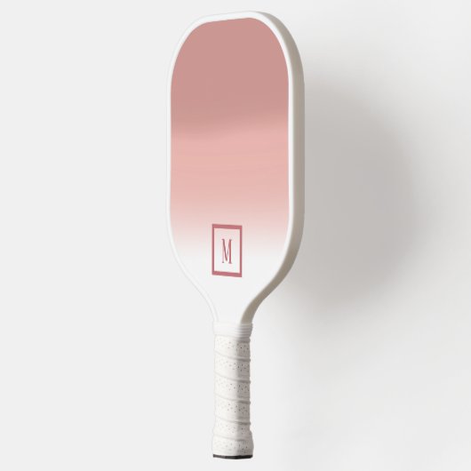 Shades of Pink Monogram Pickleball Paddle (Links)