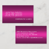 Shades of Pink Professional Standard Visitekaartje (Voorkant / Achterkant)