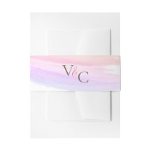 Shades of Pink Waterverf Splash Wedding