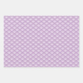 Shades of Purple Floral Theme Inpakpapier Vel (Voorkant 3)