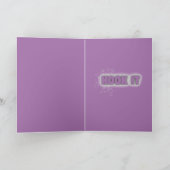 Shades of Purple Hook It Kaart (Binnen)