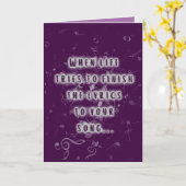 Shades of Purple Hook It Kaart (Gele Bloem)