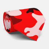 Shades of Red and Pink Camouflage Necktie Stropdas (Opgerold)