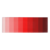 Shades of Red Name Tag (Voorkant)