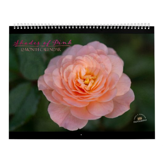 Shades of Roze kalender van 12 maanden (Hoes)