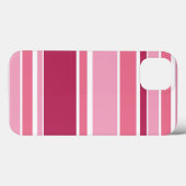 Shades of roze strepen Hoesje-Mate iPhone case (Achterkant (horizontaal))