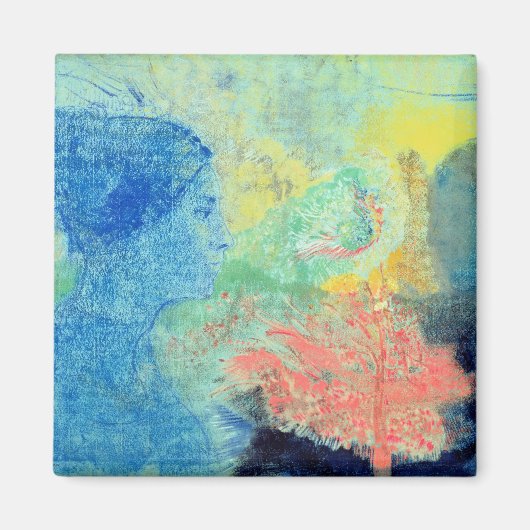 Shades of Sleep (pastel op papier) Magneet (Voorkant)