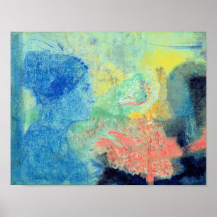 Shades of Sleep (pastel op papier) Poster