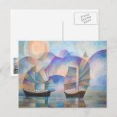 Shades of Tranquility Oriental Junks Briefkaart (Voorkant / Achterkant)