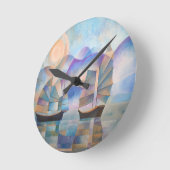 Shades of Tranquility Oriental Junks Ronde Klok (Hoek)