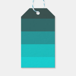 Shades of Turquoise Cadeaulabel