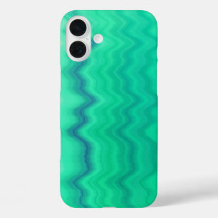 Shades of Turquoise iPhone 16 Plus Hoesje