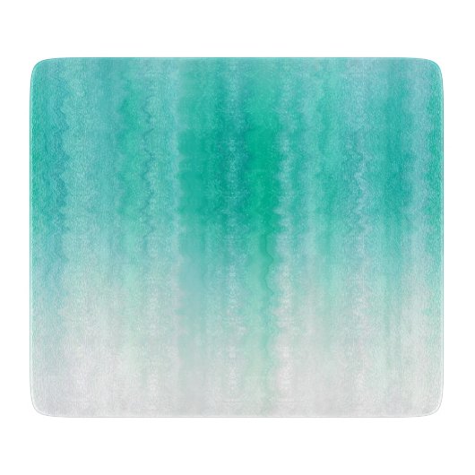 Shades of Turquoise Snijplank (Voorkant)