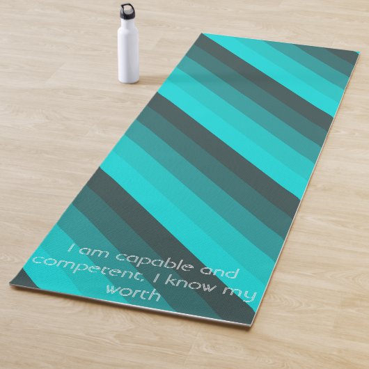 Shades of Turquoise Yogamat (In situ)
