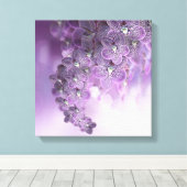Shades of Violet Paarse Orchids Canvas Afdruk (Insitu (Houten vloer))