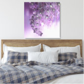 Shades of Violet Paarse Orchids Canvas Afdruk (Insitu (Slaapkamer))