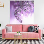 Shades of Violet Paarse Orchids Canvas Afdruk (Insitu (Woonkamer))