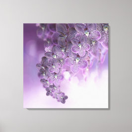 Shades of Violet Paarse Orchids Canvas Afdruk