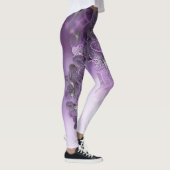 Shades of Violet Paarse Orchids Leggings (Rechts)
