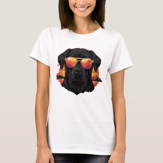 Shades On, Paws Ready T-shirt (Voorkant)