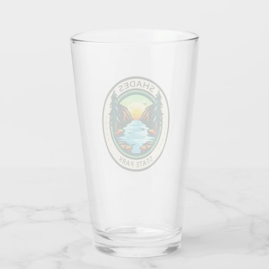 Shades State Park Indiana Badge Glas (Achterkant)