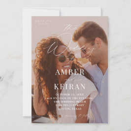 Shades- Sun Kust Photo Wedding Kaart