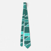 Shades van Blauwgroen Stropdas (Achterkant)