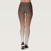 Shades van bruine Leggings (Achterkant)