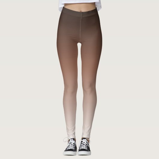 Shades van bruine Leggings (Voorkant)