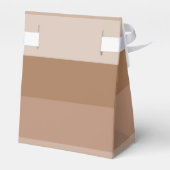 Shades van bruine strepen bedankdoosjes (Achterkant)