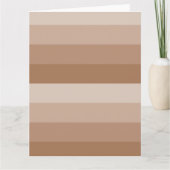 Shades van bruine strepen kaart (Voorkant)