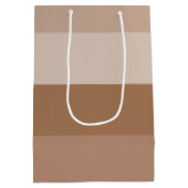Shades van bruine strepen medium cadeauzakje (Achterkant)