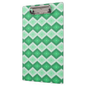 Shades van groen diamantpatroon klembord (Links)