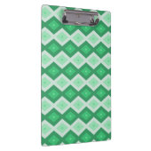 Shades van groen diamantpatroon klembord (Rechts)