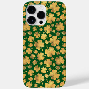 SHADES VAN GROENEN EN GOUD IRISH SHAMROCKS Case-Mate iPhone 14 PRO MAX HOESJE